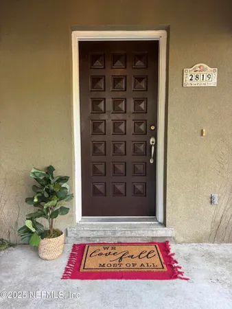 a view of an entryway