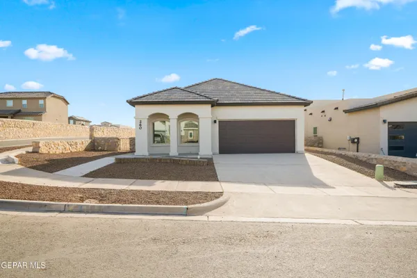 a view of a house with a outdoor space