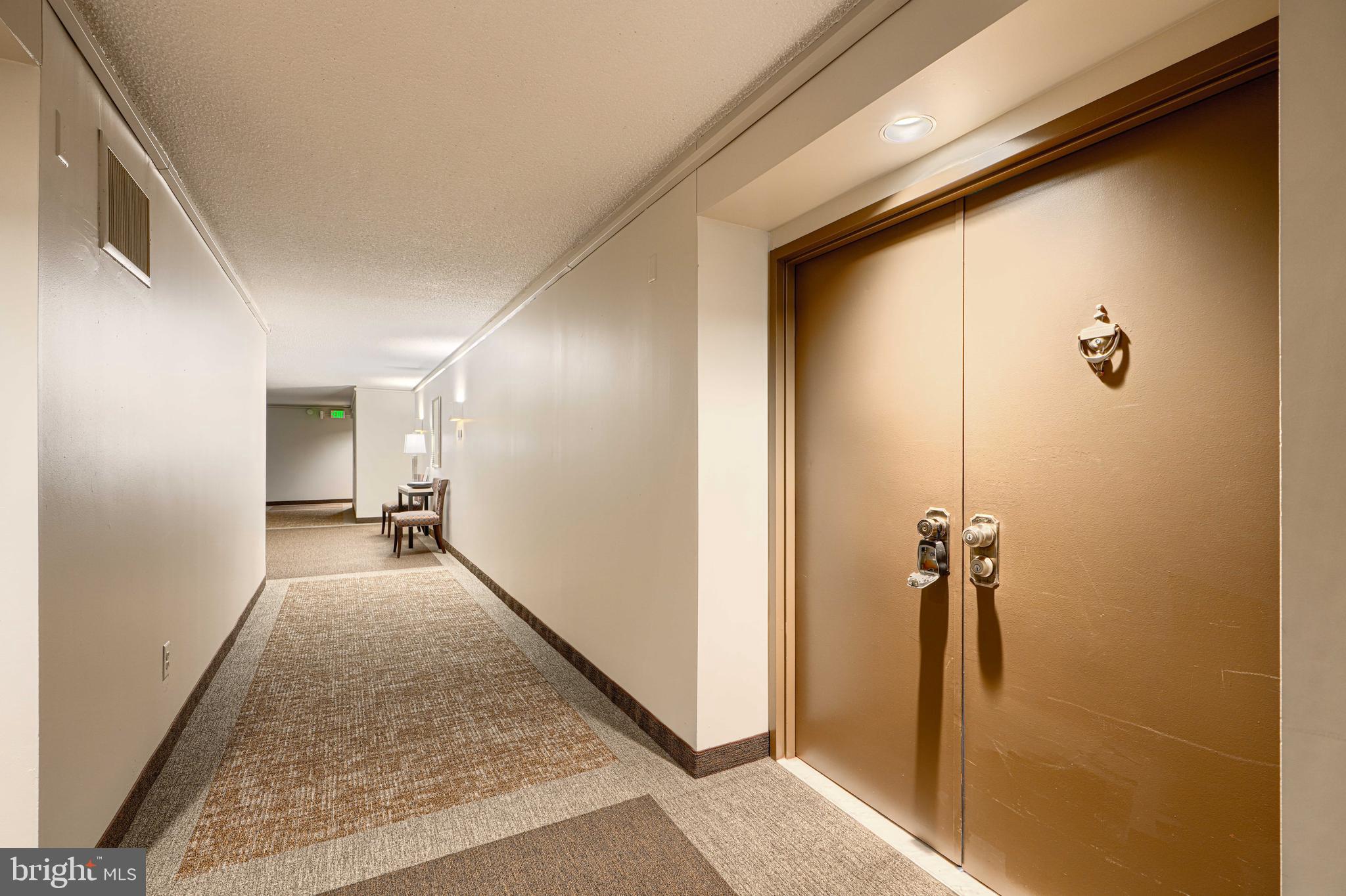 4100 North Charles Street, Unit 1010 Baltimore, MD 21218 - Photo 58 of 73 Double doors to Unit 1010