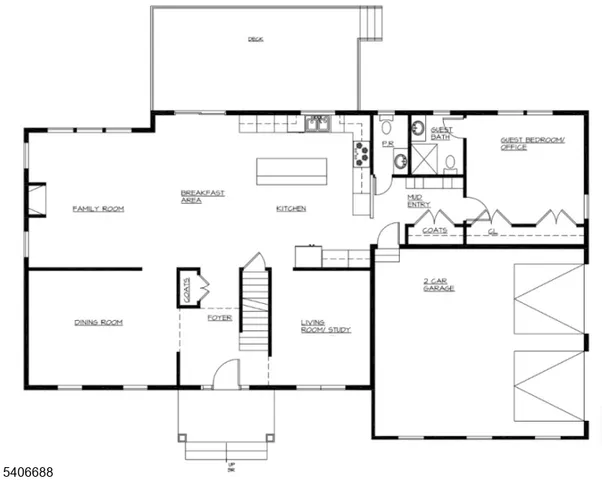 a picture of a floor plan