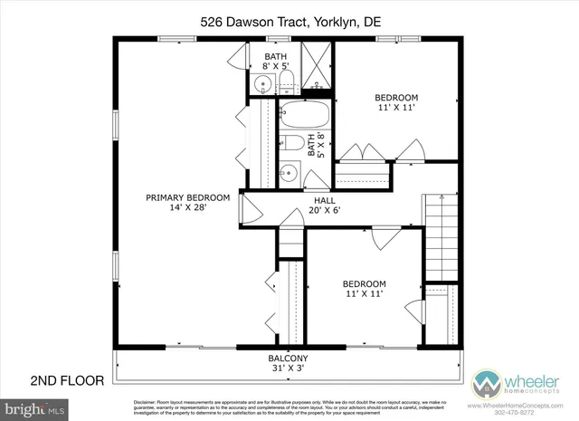 $675,000 | 526 Dawson Tract, Hockessin, DE 19707