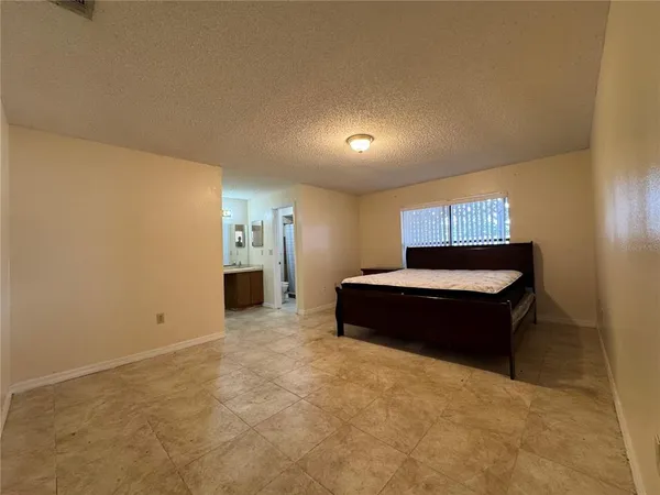 a room with furniture
