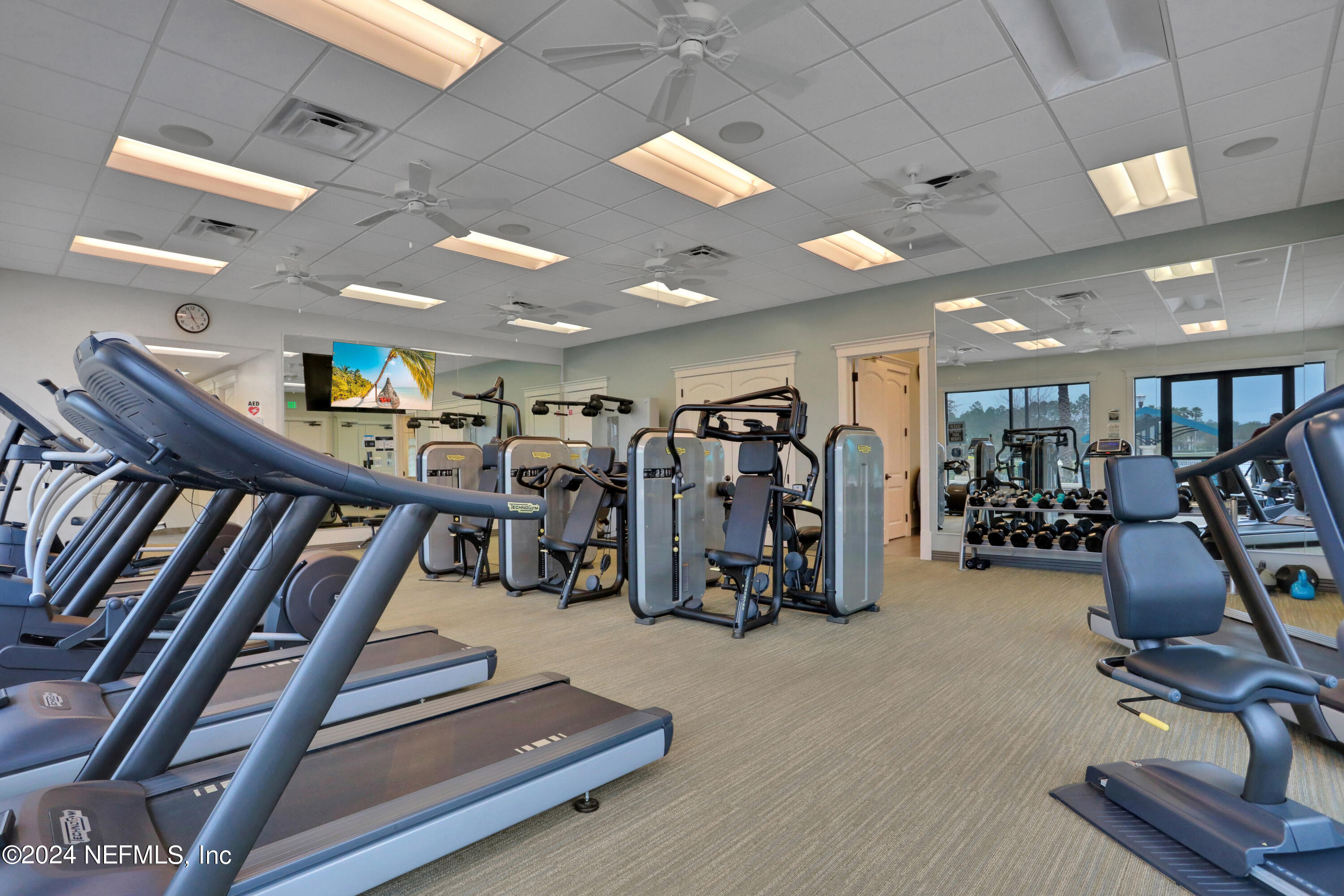 75 Hatter Drive Jacksonville, FL 32081 - Photo 30 of 45 a view of a room with gym equipment