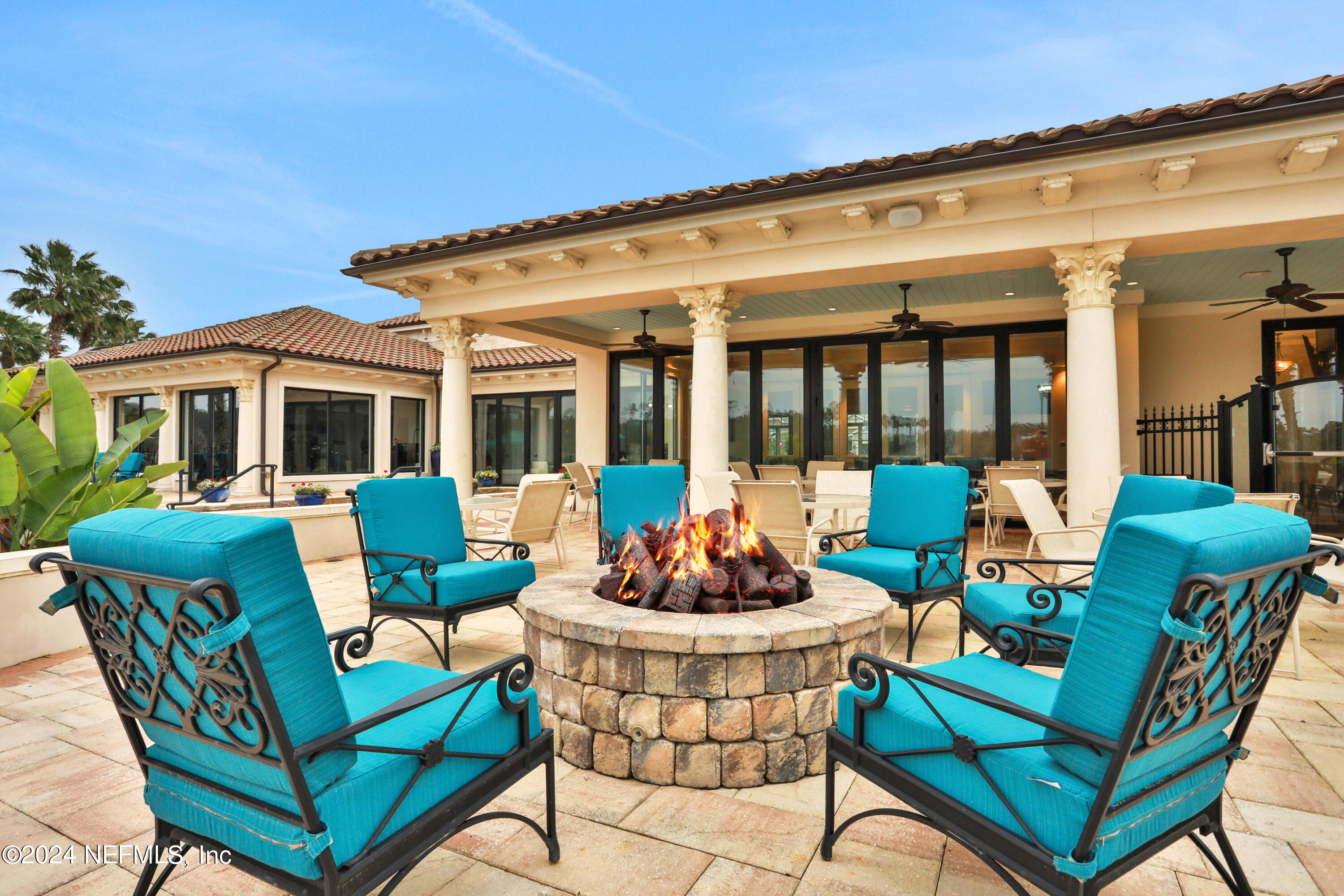 75 Hatter Drive Jacksonville, FL 32081 - Photo 39 of 45 a view of a patio with couches chairs and potted plants