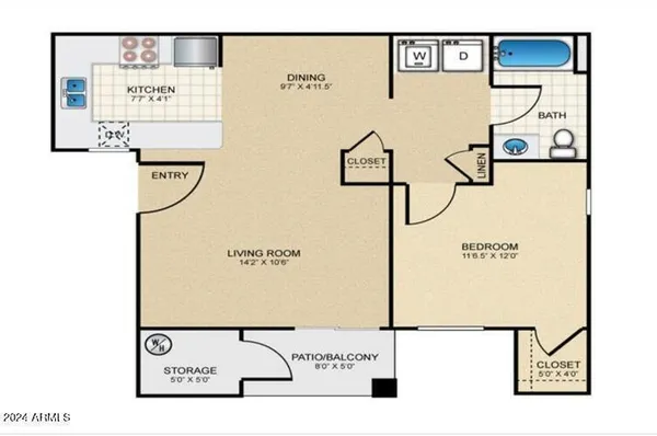 $1,265 | 4045 West Bell Road, Unit 1A, Phoenix, AZ 85053