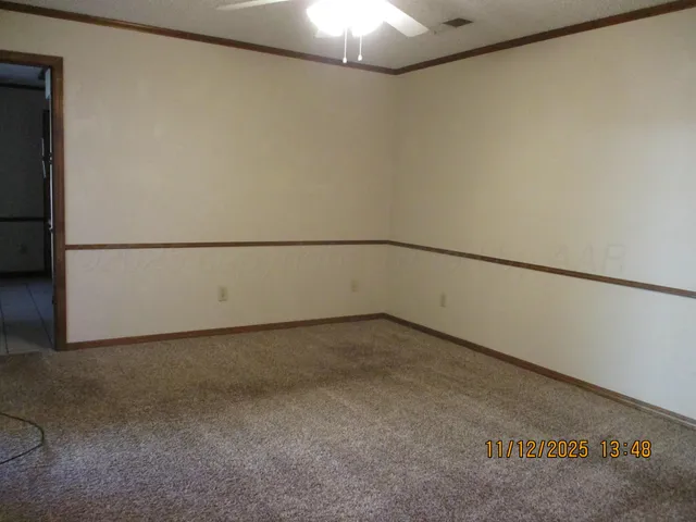 a view of an empty room