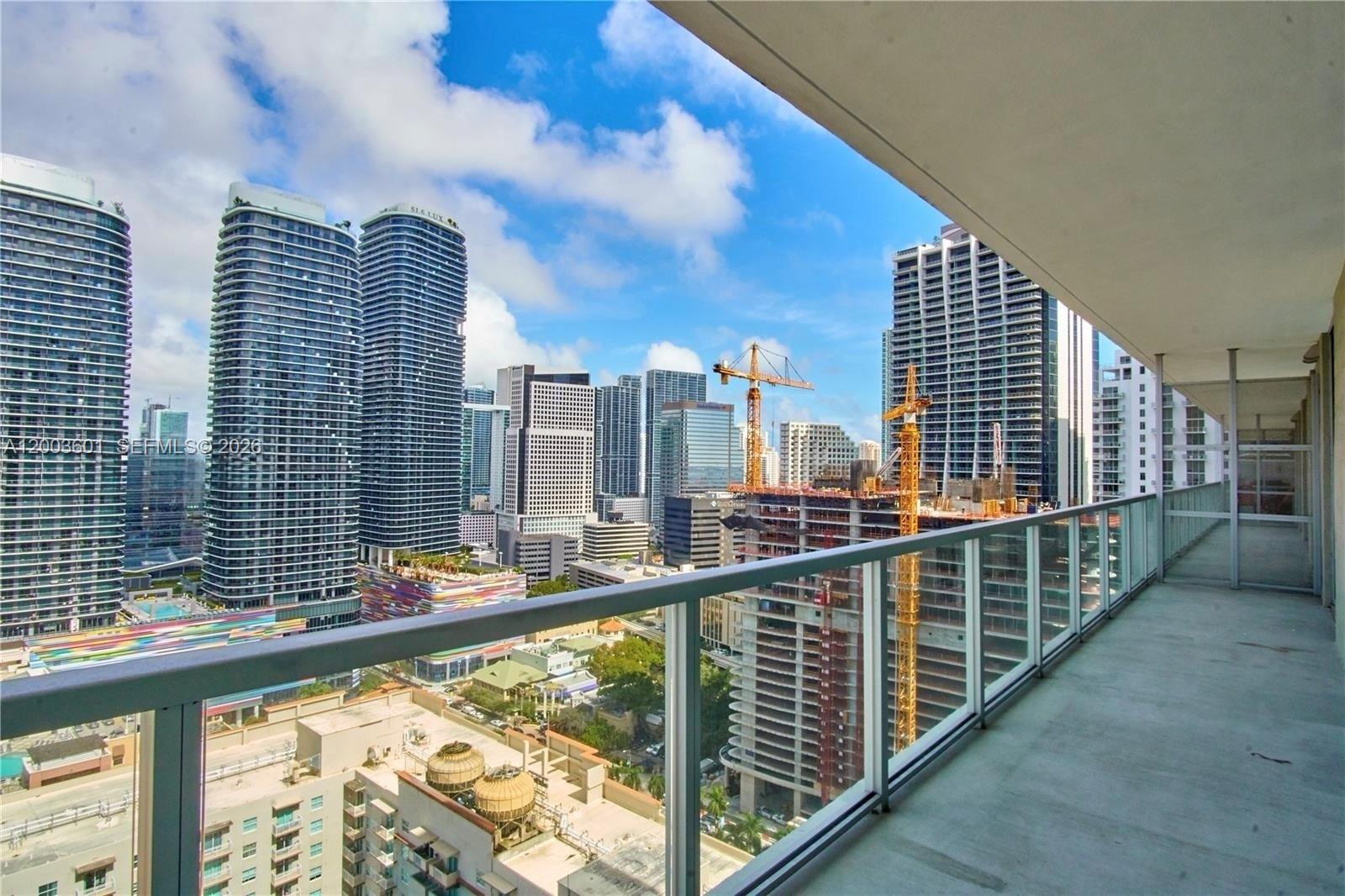 1111 Southwest 1st Avenue, Unit 2223N Miami, FL 33130 - Photo 18 of 39 a view of balcony with city view