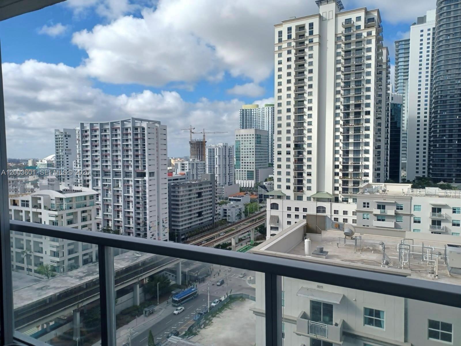 1111 Southwest 1st Avenue, Unit 2223N Miami, FL 33130 - Photo 19 of 39 a view of a city from a balcony