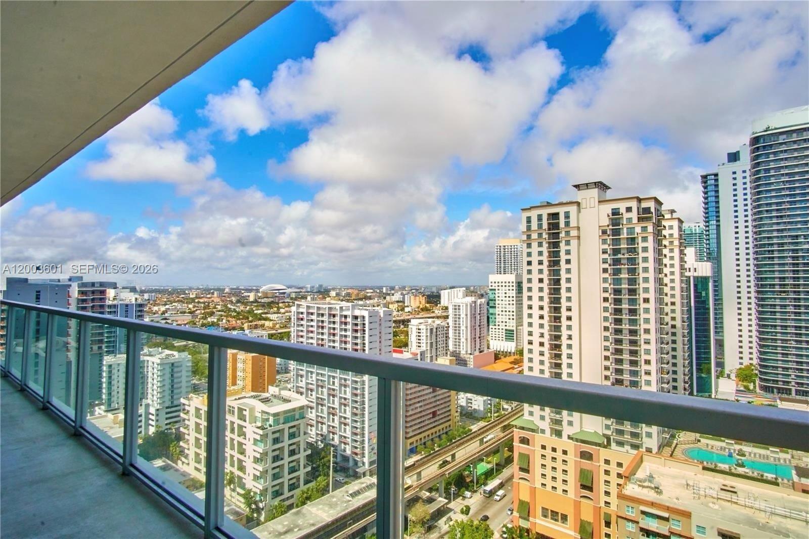 1111 Southwest 1st Avenue, Unit 2223N Miami, FL 33130 - Photo 20 of 39 a view of a balcony with city view