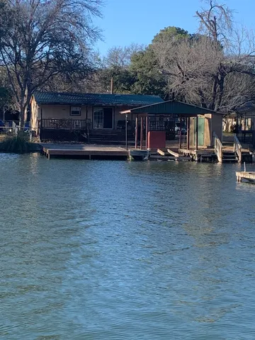 a view of hallway with a mirror
