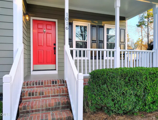 a view of front door