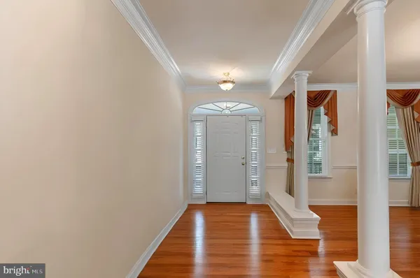 a view of an entryway door