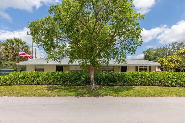 front view of house with a yard