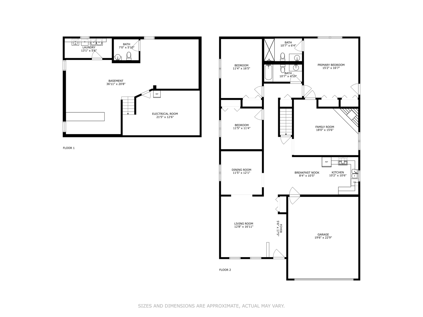 2105 16th Avenue Broadview, IL 60155 - Photo 24 of 26 a picture of a floor plan