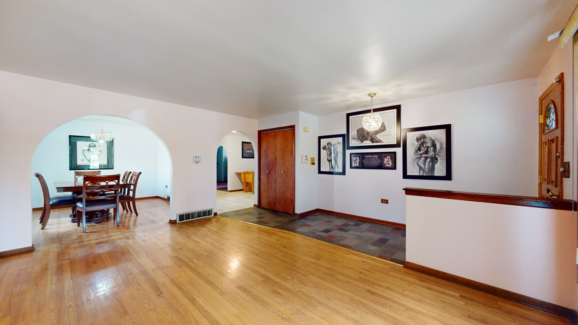 2105 16th Avenue Broadview, IL 60155 - Photo 3 of 26 a living room with furniture and a wooden floor