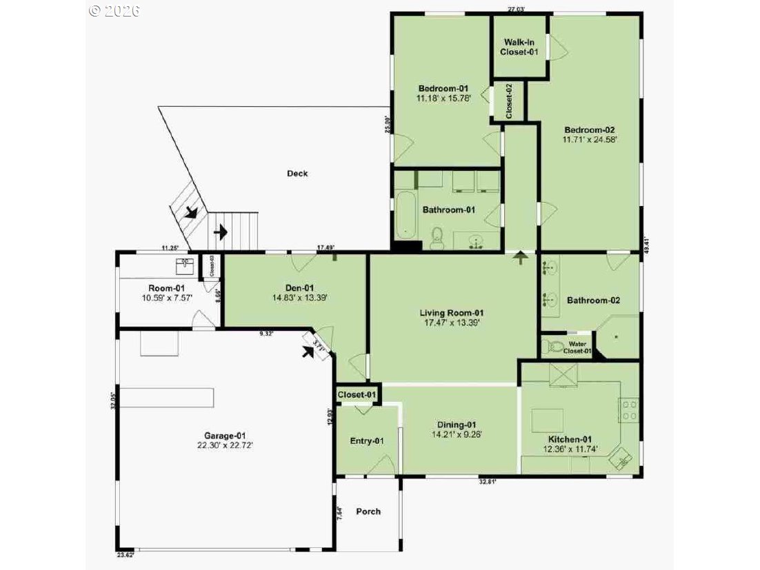 16870 Thompson Road Brookings, OR 97415 - Photo 41 of 43 Floor Plan