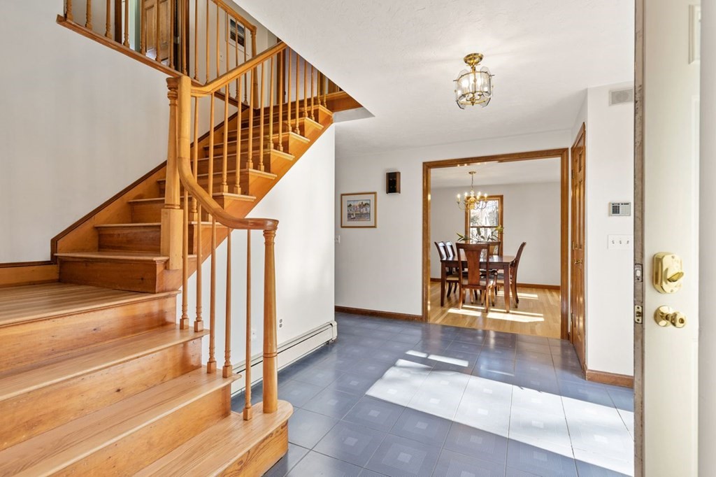 166 Edge Hill Road Sharon, MA 02067 - Photo 3 of 34 a view of entryway and hall with wooden floor