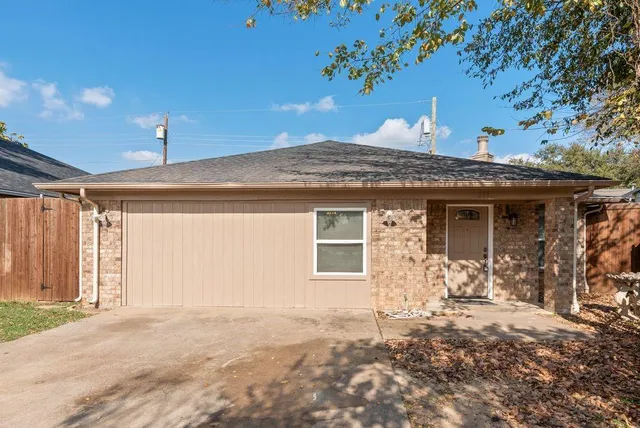 a view of a house with a patio
