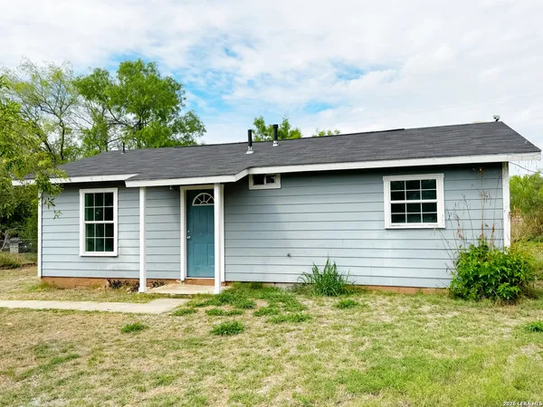 a backyard of a house