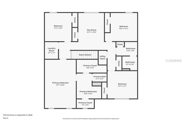 $2,299 | 7575 Sail Clover Lane, Zephyrhills, FL 33540