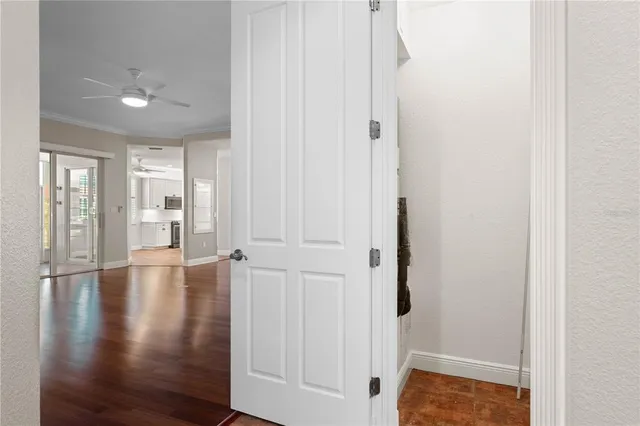 a view of an empty room with window