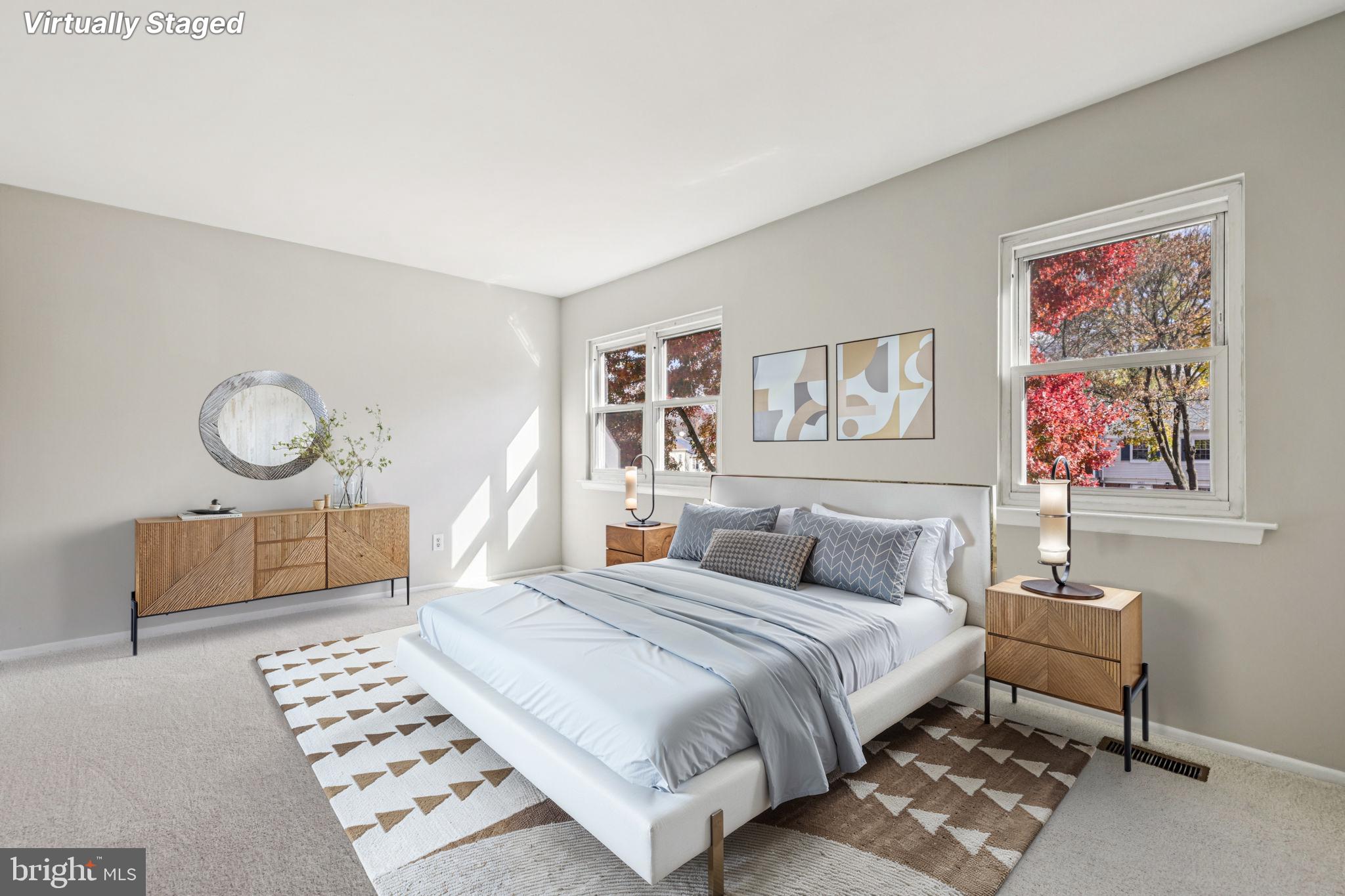 19924 Wyman Way Germantown, MD 20874 - Photo 17 of 47 a bedroom with a bed and wooden floor