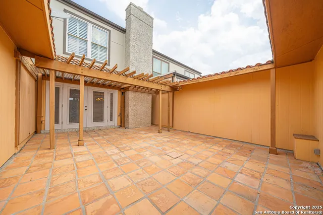 a outdoor view with sitting space