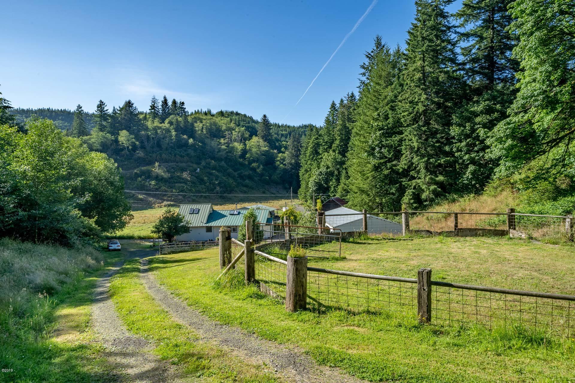 429 Hidden Valley Road Toledo, OR 97391 - Photo 28 of 41 VIEW FROM ABOVE