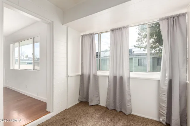 a view of a walk in closet