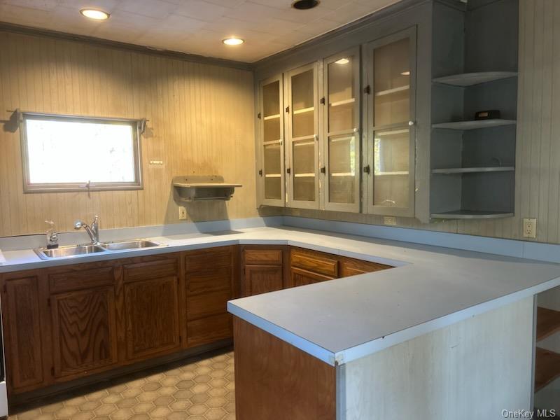 7 Highland Lake Road Eldred, NY 12732 - Photo 9 of 14 a kitchen with sink cabinets and window