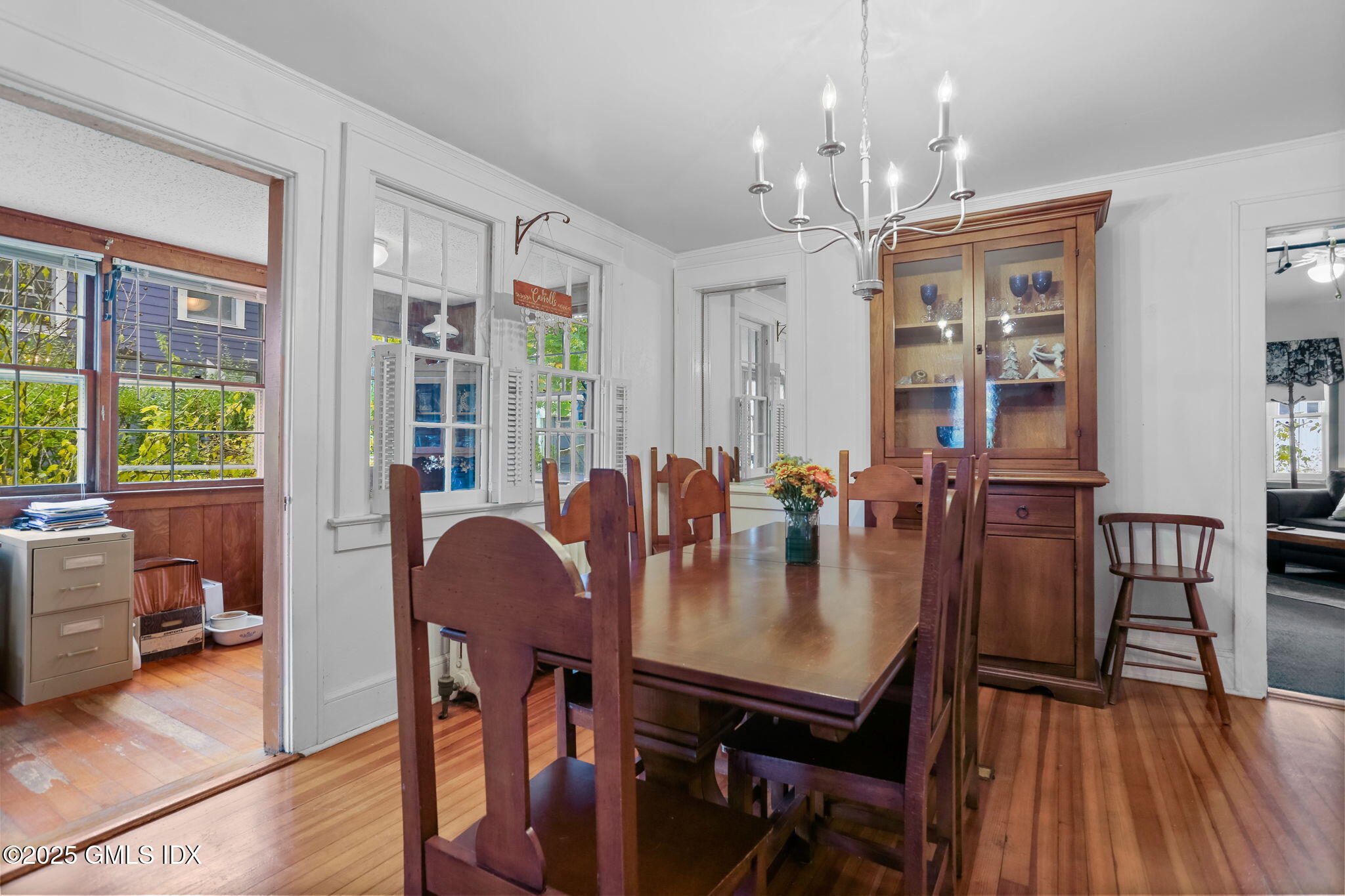 7 Highview Avenue Old Greenwich, CT 06870 - Photo 8 of 28 a view of a dining room with furniture window and wooden floor