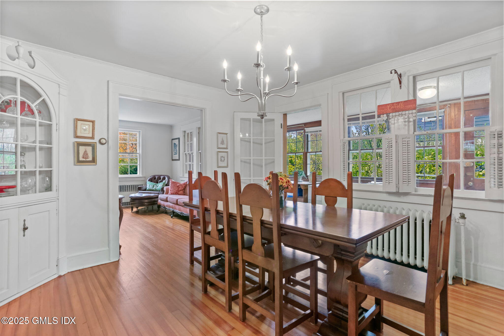 7 Highview Avenue Old Greenwich, CT 06870 - Photo 9 of 28 a view of a dining room with furniture window and wooden floor