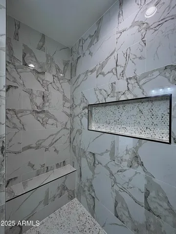 a close view of closet