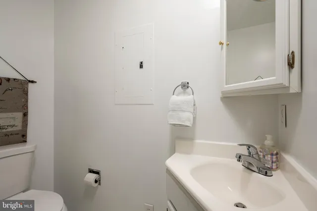 a bathroom with a sink and a toilet