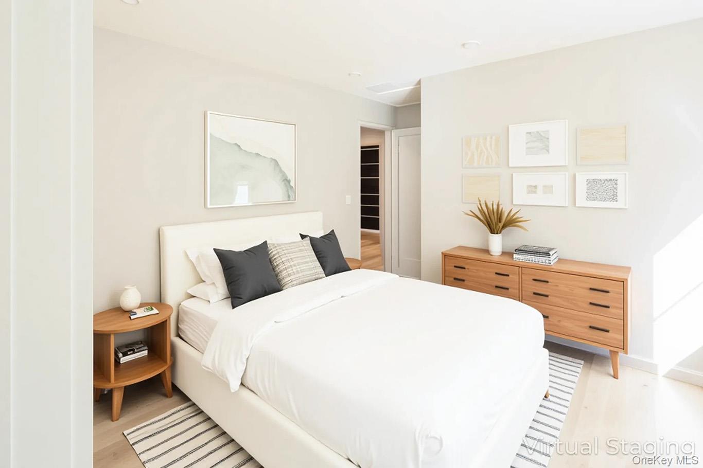 195 Little Fresh Pond Road Southampton, NY 11968 - Photo 12 of 40 Bedroom with light wood-type flooring