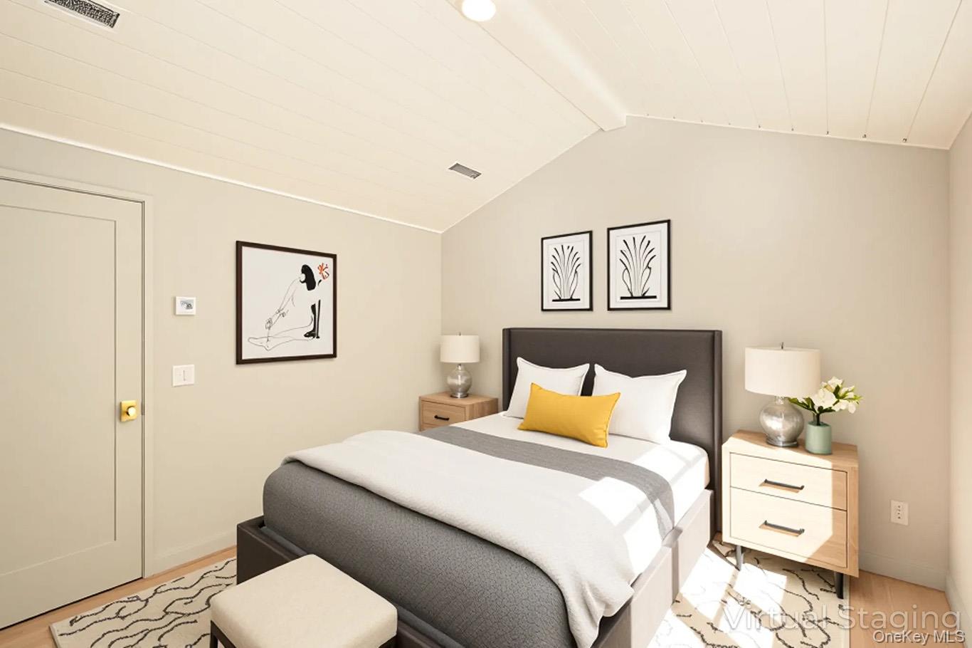 195 Little Fresh Pond Road Southampton, NY 11968 - Photo 15 of 40 Bedroom with light wood-style flooring