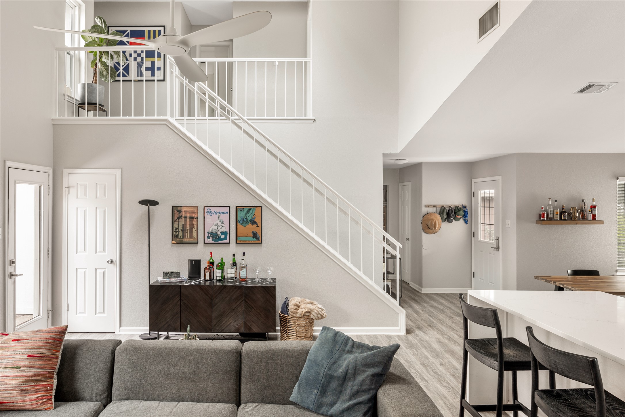 8504 Verona Trail Austin, TX 78749 - Photo 12 of 32 a living room with furniture and a dining table