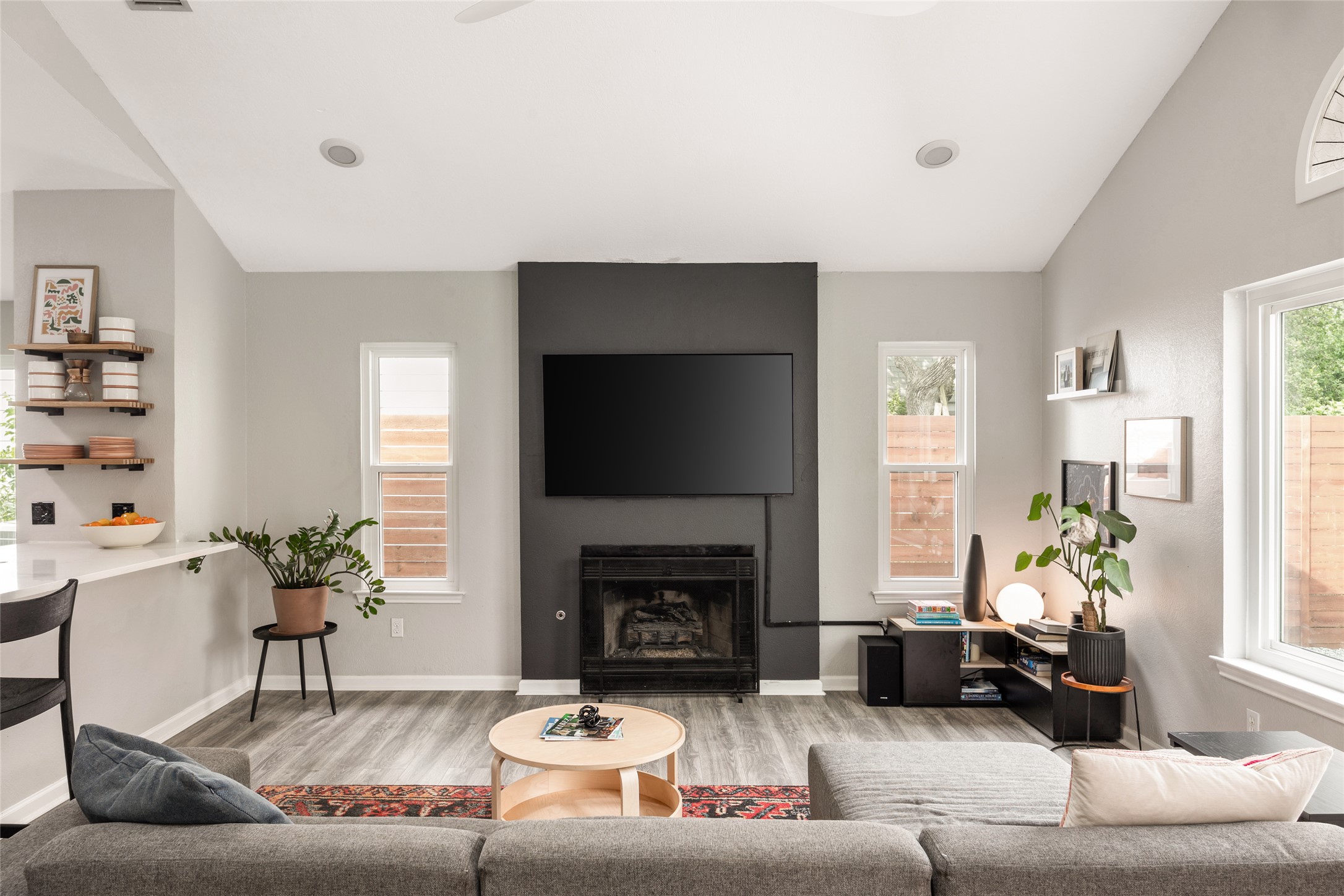8504 Verona Trail Austin, TX 78749 - Photo 15 of 32 a living room with furniture and a fireplace