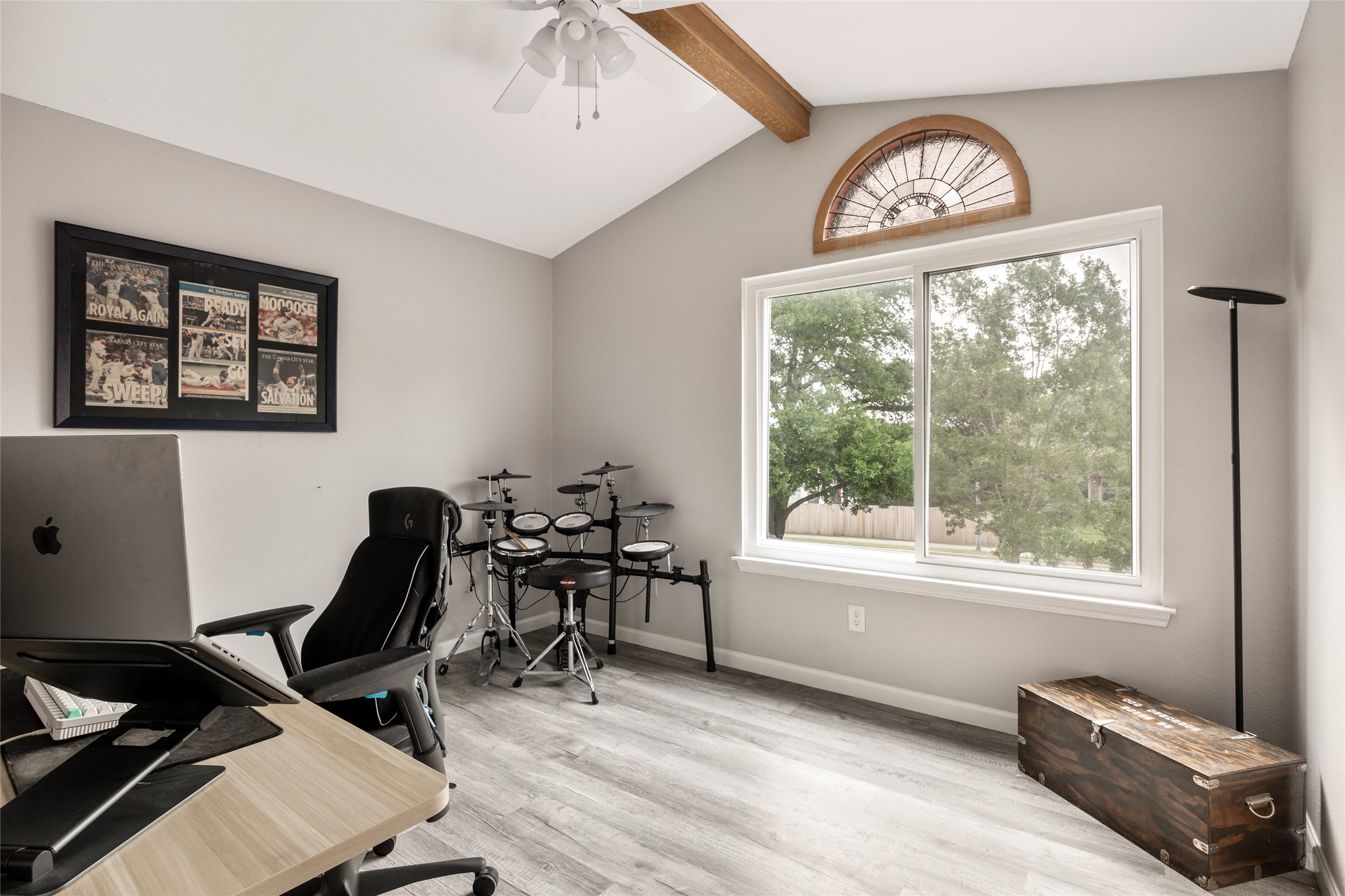 8504 Verona Trail Austin, TX 78749 - Photo 22 of 32 a view of a workspace with furniture and a window