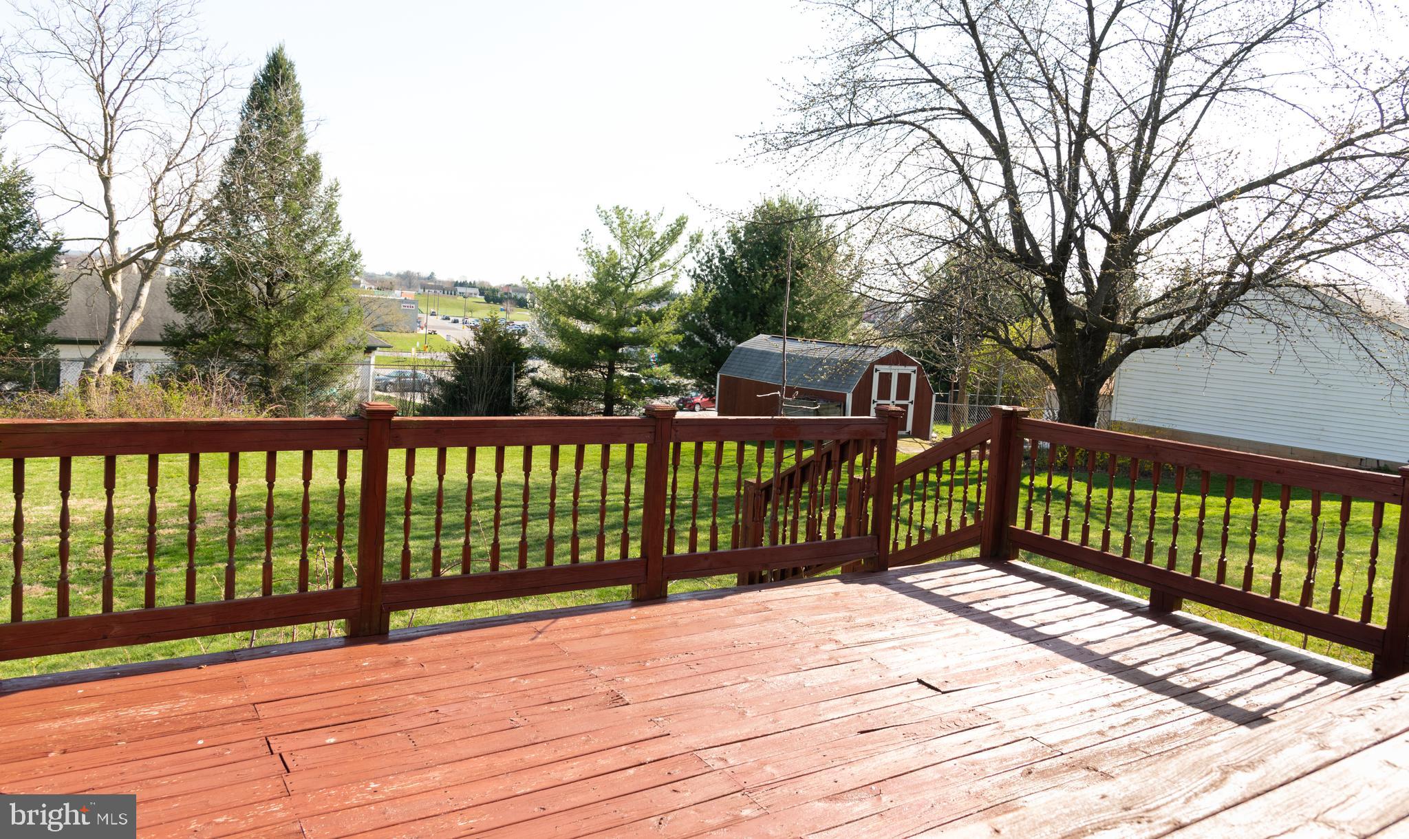 3312 Grandview Road Hanover, PA 17331 - Photo 30 of 36 Large deck in back yard, with picnic table