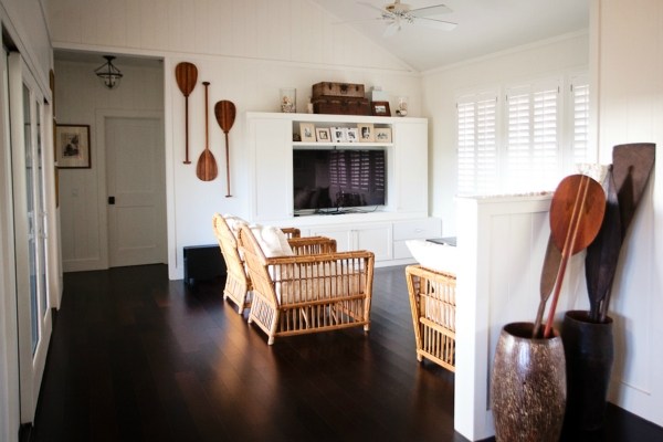 3765 Omao Road, Unit B Koloa, HI 96756 - Photo 8 of 16 a living room with furniture and a fireplace
