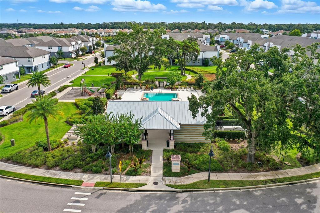 2420 Firstlight Way Winter Park, FL 32792 - Photo 46 of 48 an aerial view of a house with a yard and lake view