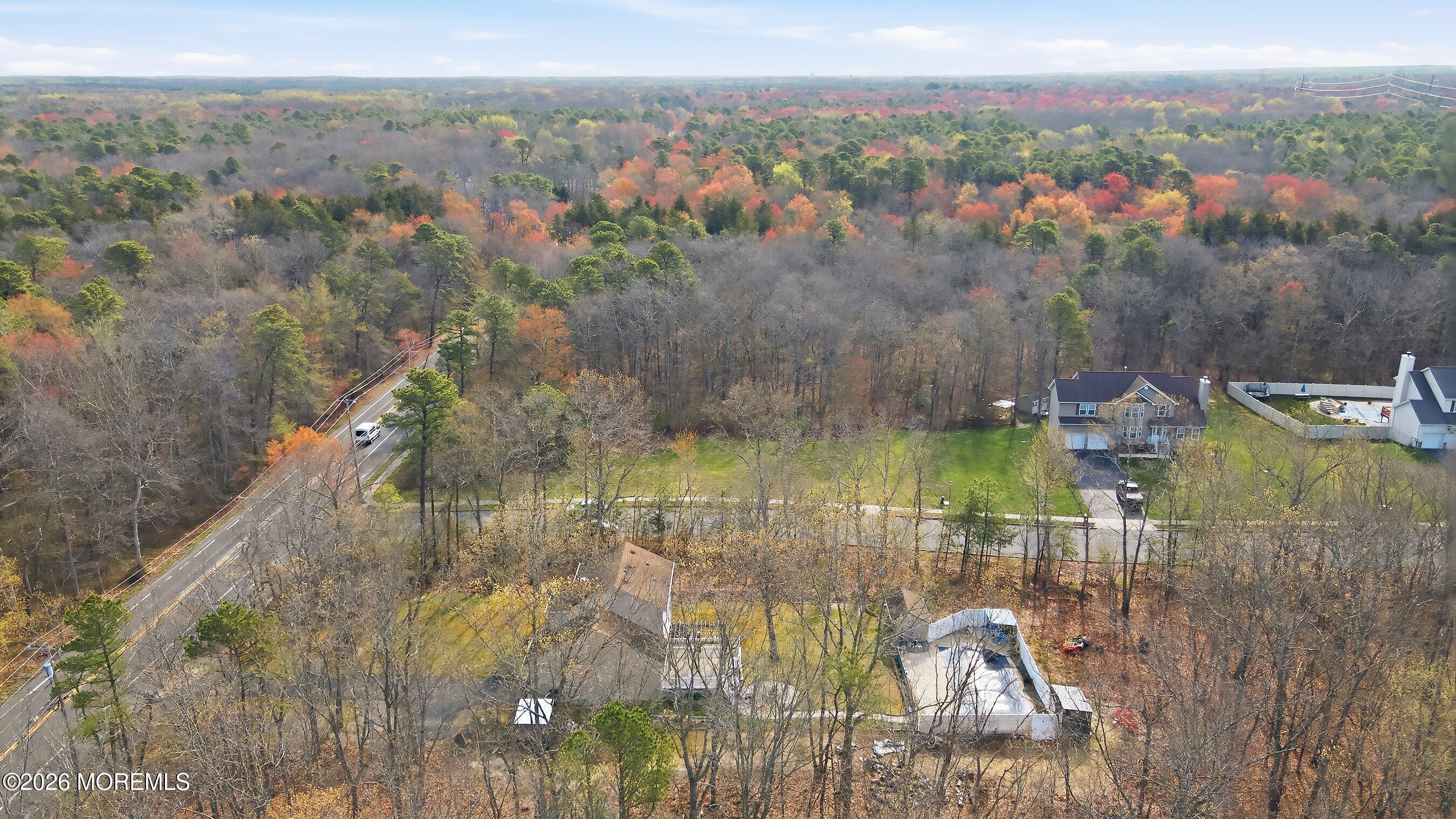 215 Bennetts Mills Road Jackson, NJ 08527 - Photo 34 of 38 37-Side Aerial 2