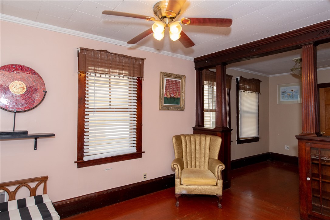 7 Union Street Warren, RI 02885 - Photo 4 of 23 1st floor living room looking into dining room