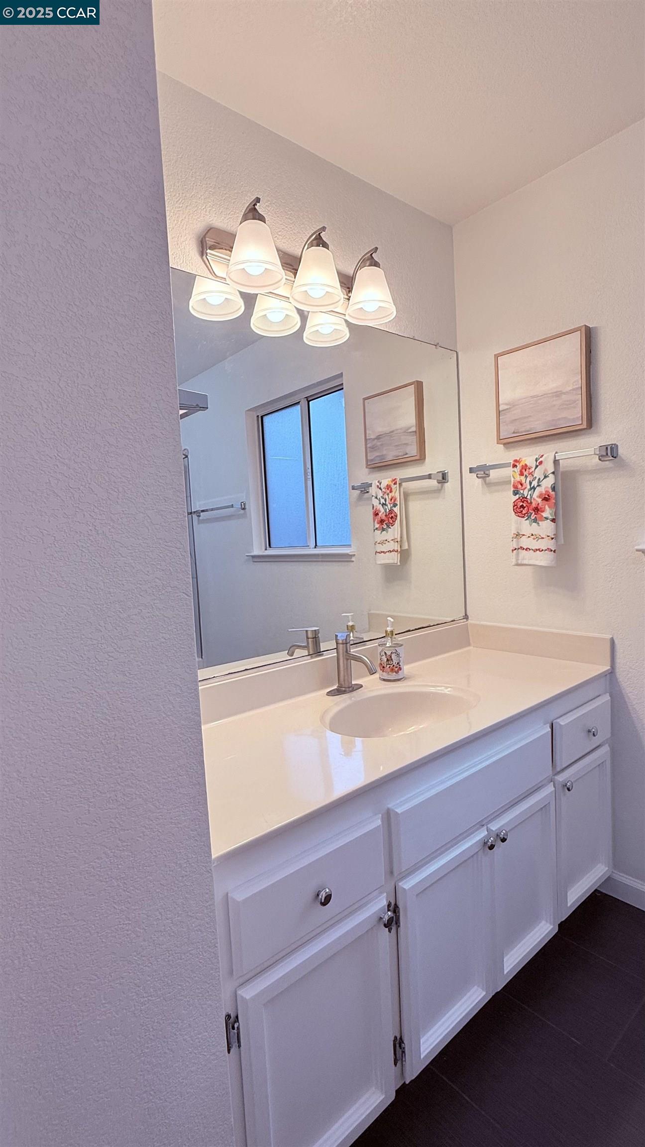 360 Gull Place Pittsburg, CA 94565 - Photo 27 of 36 a bathroom with a sink and a mirror