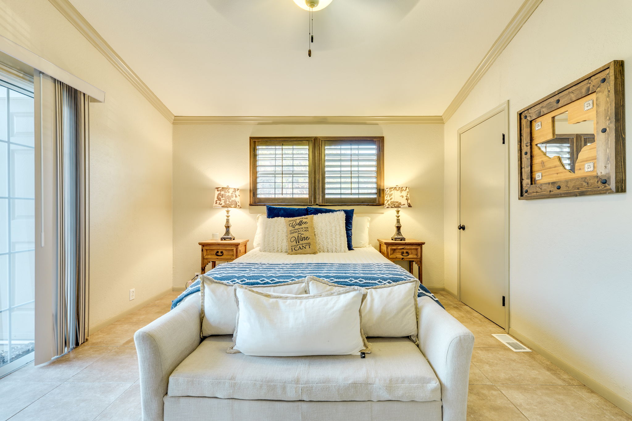 281 Kloster Lane Blanco, TX 78606 - Photo 17 of 40 a spacious bathroom with a granite countertop tub and a window
