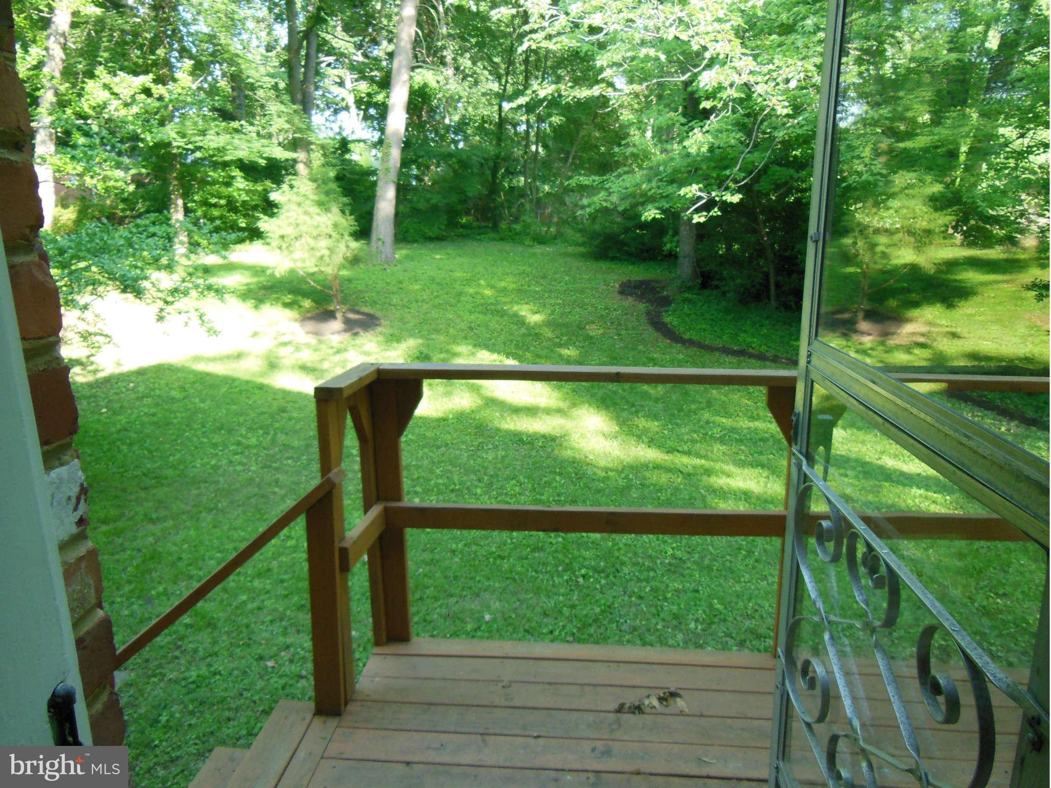 6506 Winnepeg Road Bethesda, MD 20817 - Photo 13 of 30 View from Kitchen: Backyard