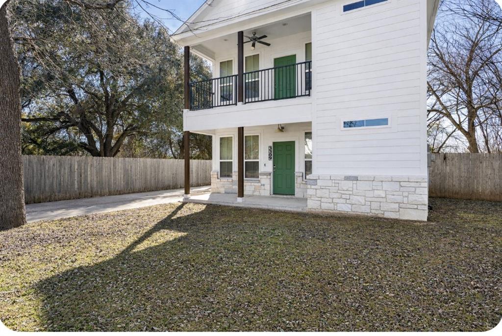 3309 South 3rd Street Waco, TX 76706 - Photo 25 of 31 a view of a house with a backyard