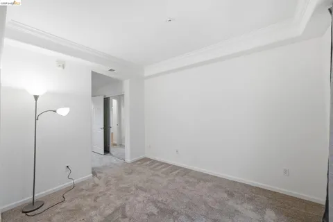 a view of a room with an empty space