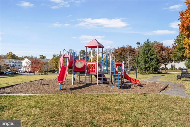 a view of outdoor space with garden and entertaining space